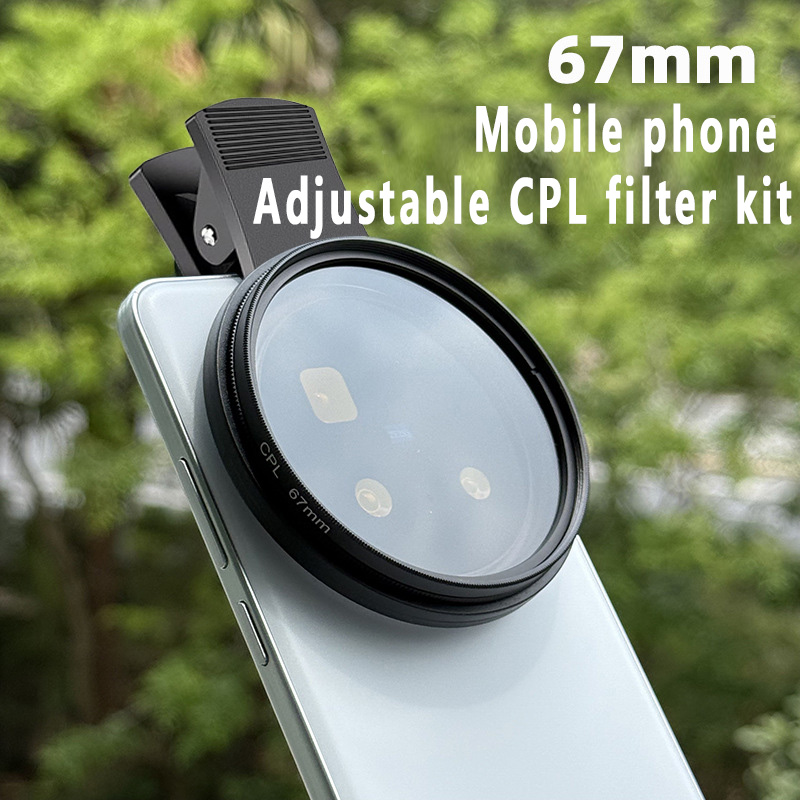 Photography Xiaomi - 67mm 52mm CPLフィルターセット iPhone、HUAWEI、Xiaomi、Canon、Nikon、Sony DSLR用 -