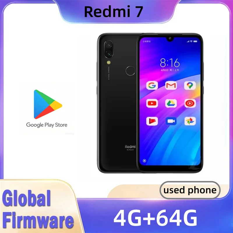 Photography Xiaomi - Xiaomi Redmi 7携帯電話（ケース付き）、デュアルSIMスロット、Android携帯電話、デュアルカメラ、中古携帯電話
