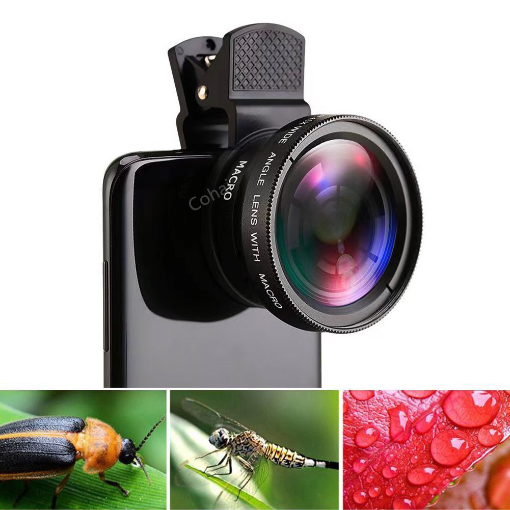 Photography Xiaomi - 2 in 1 モバイルフォンレンズ 0.45x スーパーワイドアングル