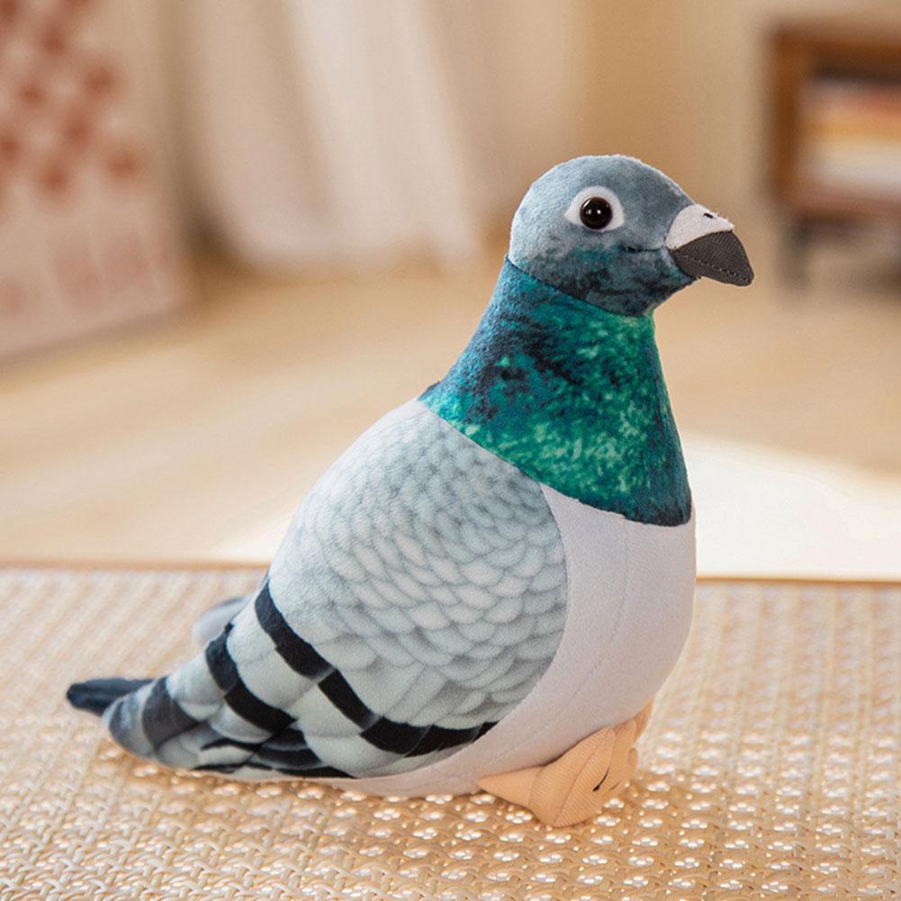 Photography Simulator - リアルな鳥のぬいぐるみ、シミュレーション白緑鳩カササギぬいぐるみ人形、写真撮影用小道具、リアルな鳩のぬいぐるみ