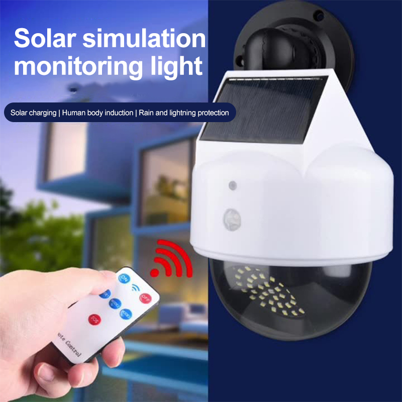 Photography Simulator - モーションセンサー付きソーラーシミュレーションカメラ,仮想カメラ,屋外常夜灯,偽の照明,街路や庭のランプ,壁のランプ