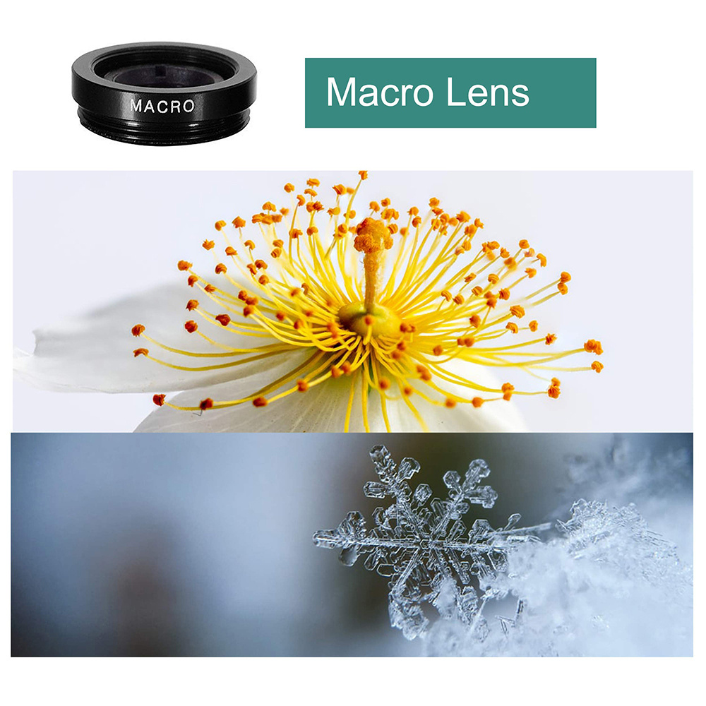 ユニバーサル3in1魚眼レンズ 広角マクロフォン魚眼レンズ  - Photography Xiaomi のレビューと価格