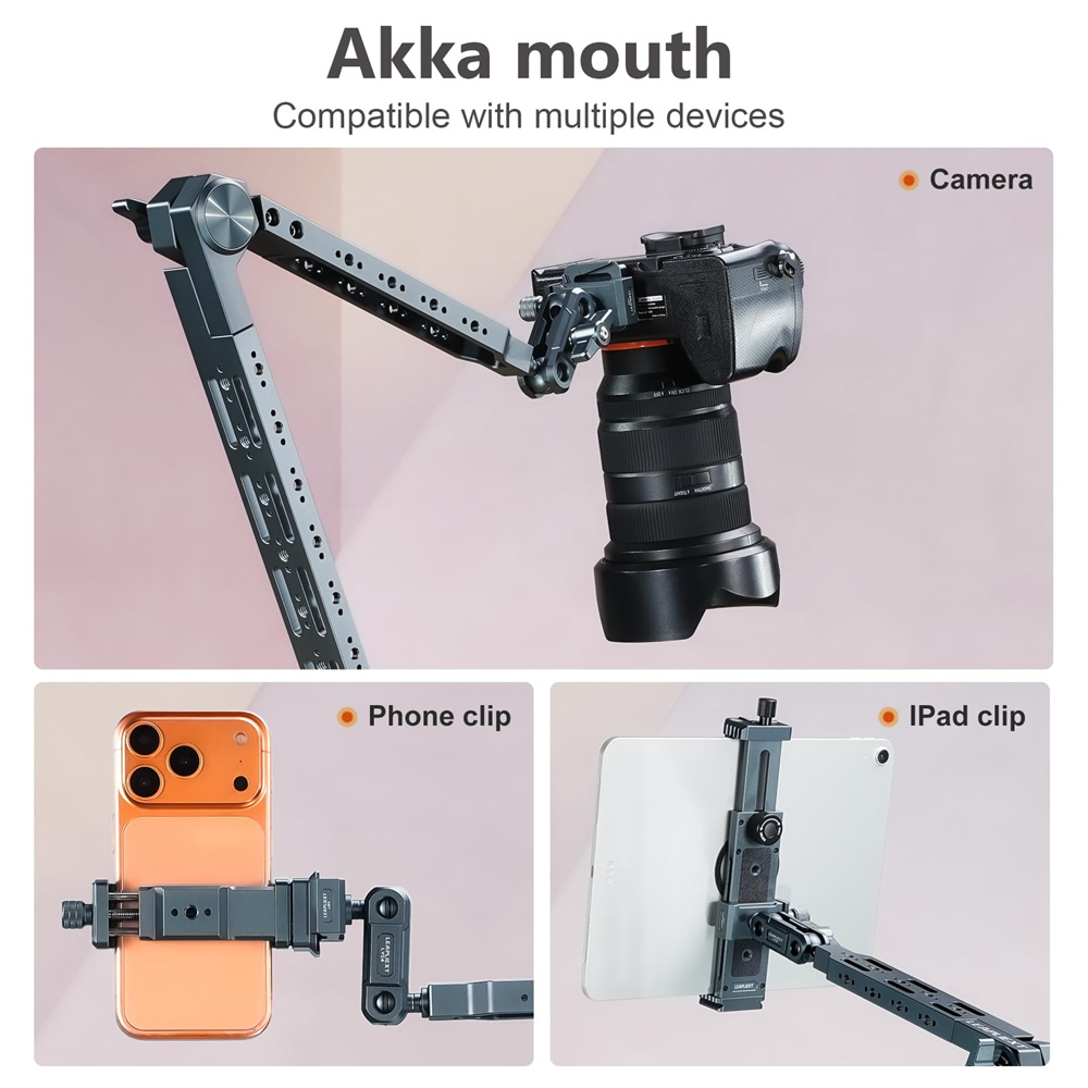 アルミ製マジックアームブラケット、耐荷重5KG/11lb、i - Photography Desk のレビューと価格