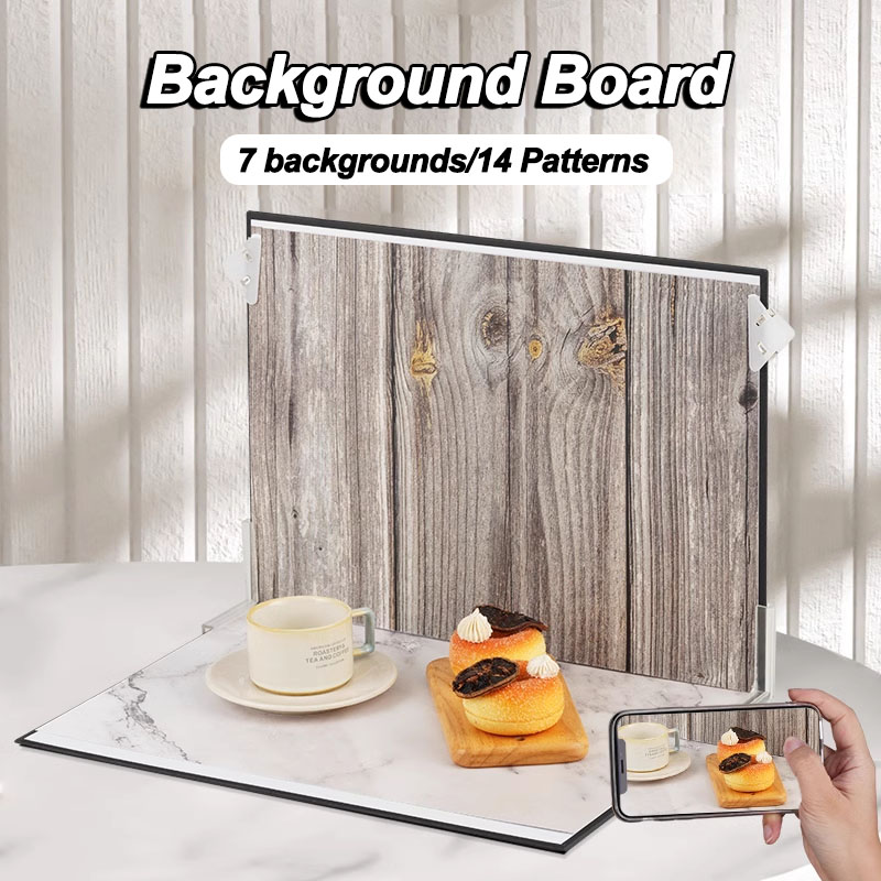 29x21cm写真撮影用背景ボード7枚セット 両面写真背景セ - Photography Hacks のレビューと価格
