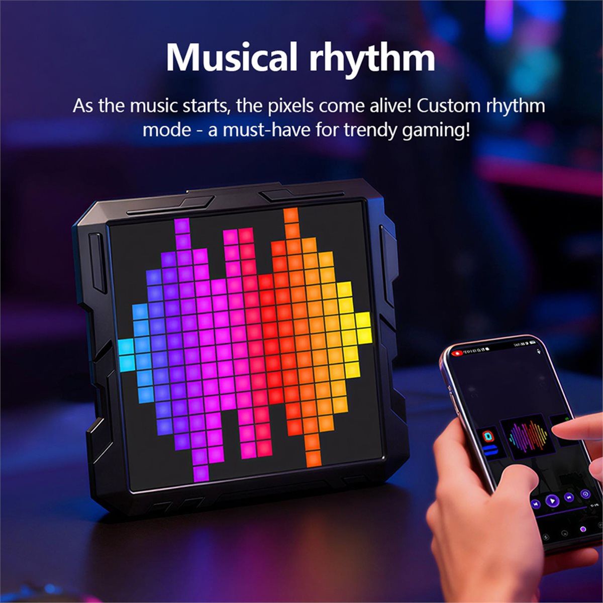 A72U スマートデジタルナイトライト ピクセルアートLED - Pixel Art Led Panel のレビューと価格