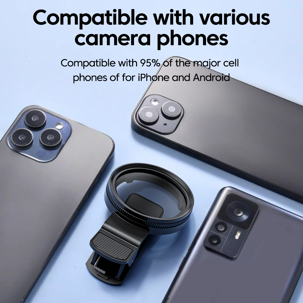 52MM円形ユニバーサルポータブル偏光子カメラレンズクリップ - Photography Xiaomi のレビューと価格