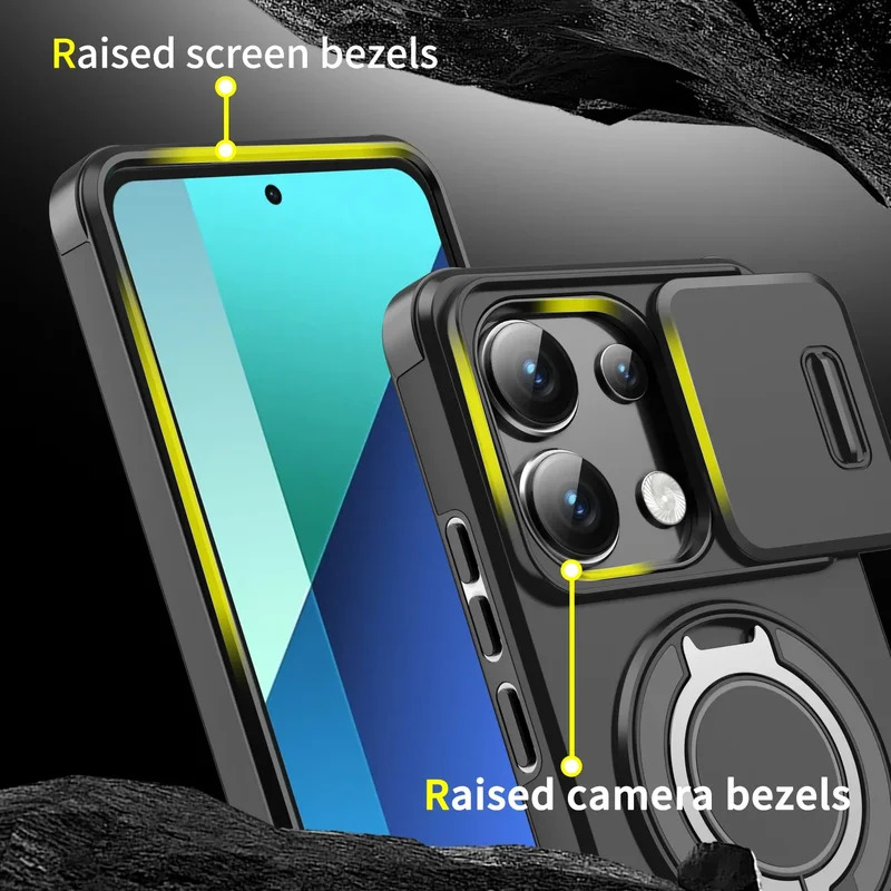 耐衝撃アーマー磁気ブラケットケース Xiaomi Redmi - Photography Xiaomi のレビューと価格