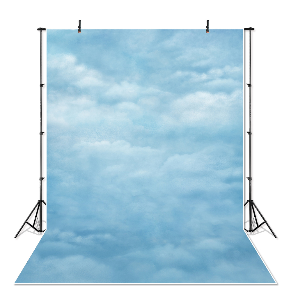 白い雲の写真撮影背景幕、青空の背景、写真スタジオ、ポートレー - Photography Hacks のレビューと価格