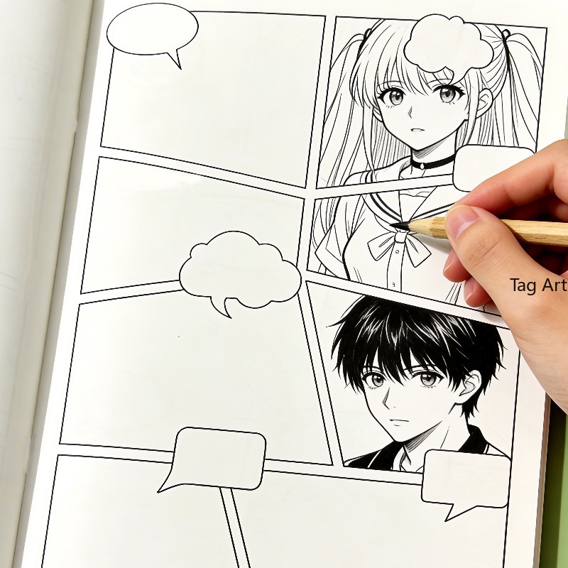 空白の漫画ストーリーブック、オリジナル手描き漫画ストーリー作 - Photography Book のレビューと価格