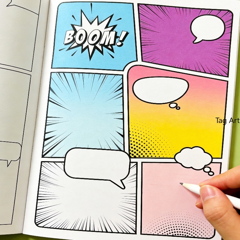 空白の漫画ストーリーブック、オリジナル手描き漫画ストーリー作 - Photography Book のレビューと価格