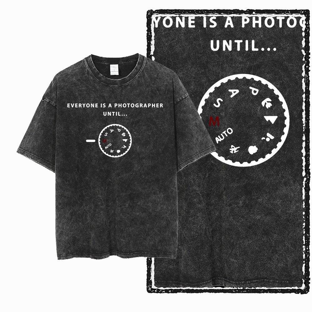 ウォッシュド加工 メンズ レディース フォトグラファー Tシ - Photography Basics のレビューと価格