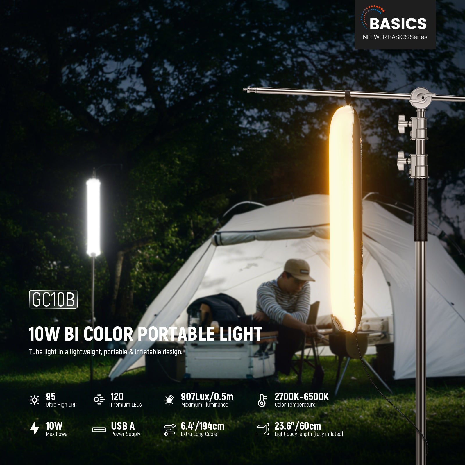 NEEWER BASICS 10W 21W バイカラー 30 - Photography Basics のレビューと価格