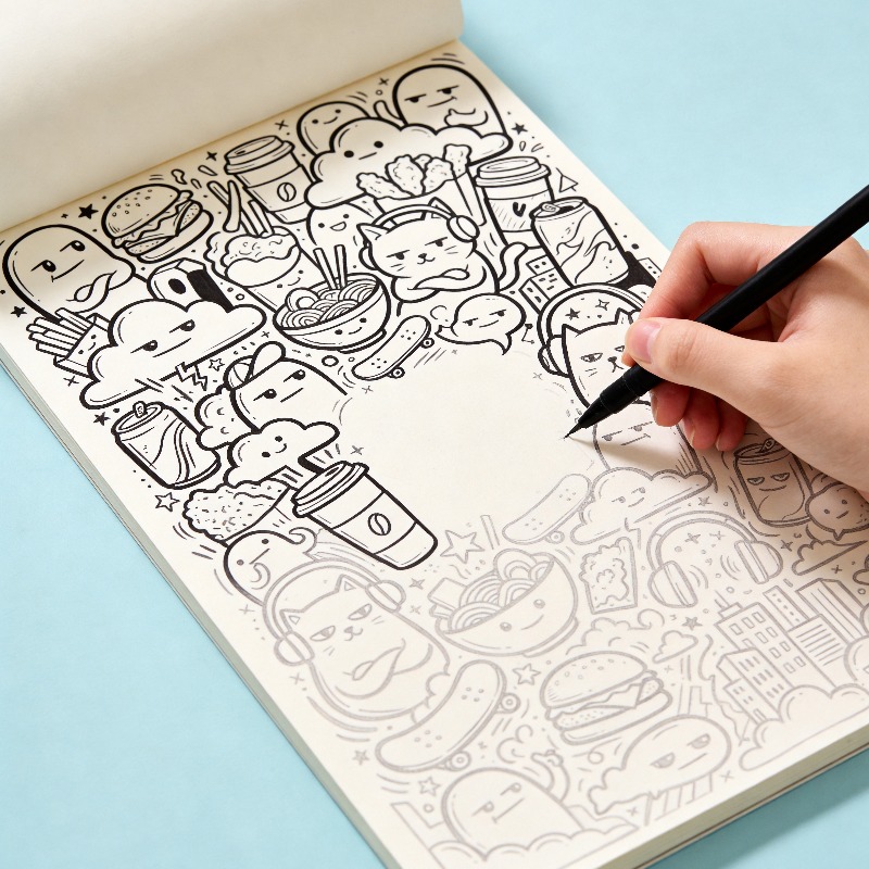 高精細線画塗り絵ブック、大人向け減圧手描き落書きブック、高精 - Photography Book のレビューと価格