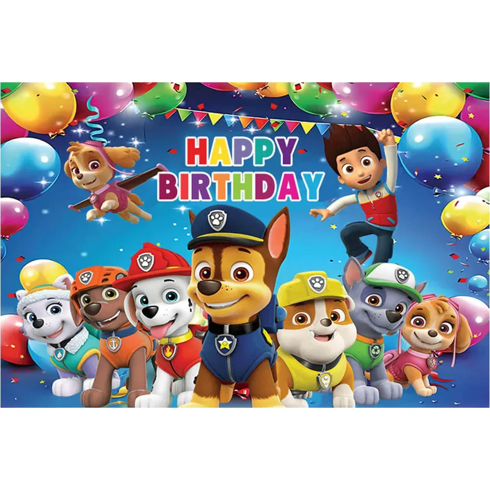 アニメ爪パトロールチーム子供の誕生日パーティー装飾用品シーン - Photography Of The Day のレビューと価格
