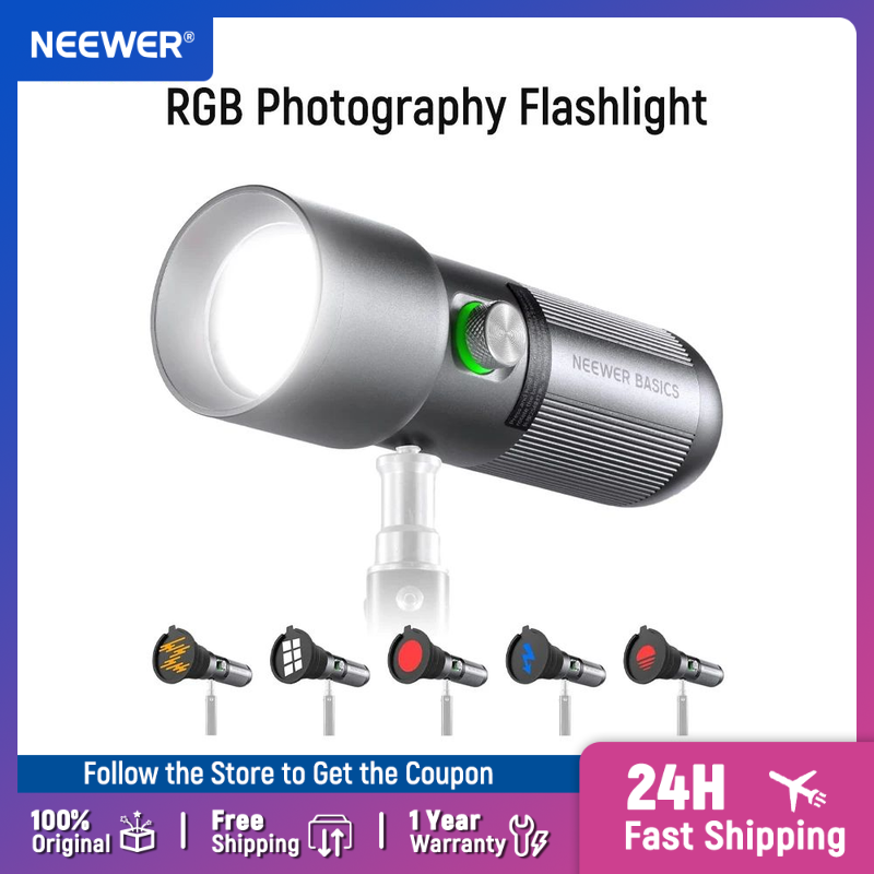 NEEWER ベーシックRGB撮影用フラッシュライト、4色/ - Photography Basics のレビューと価格