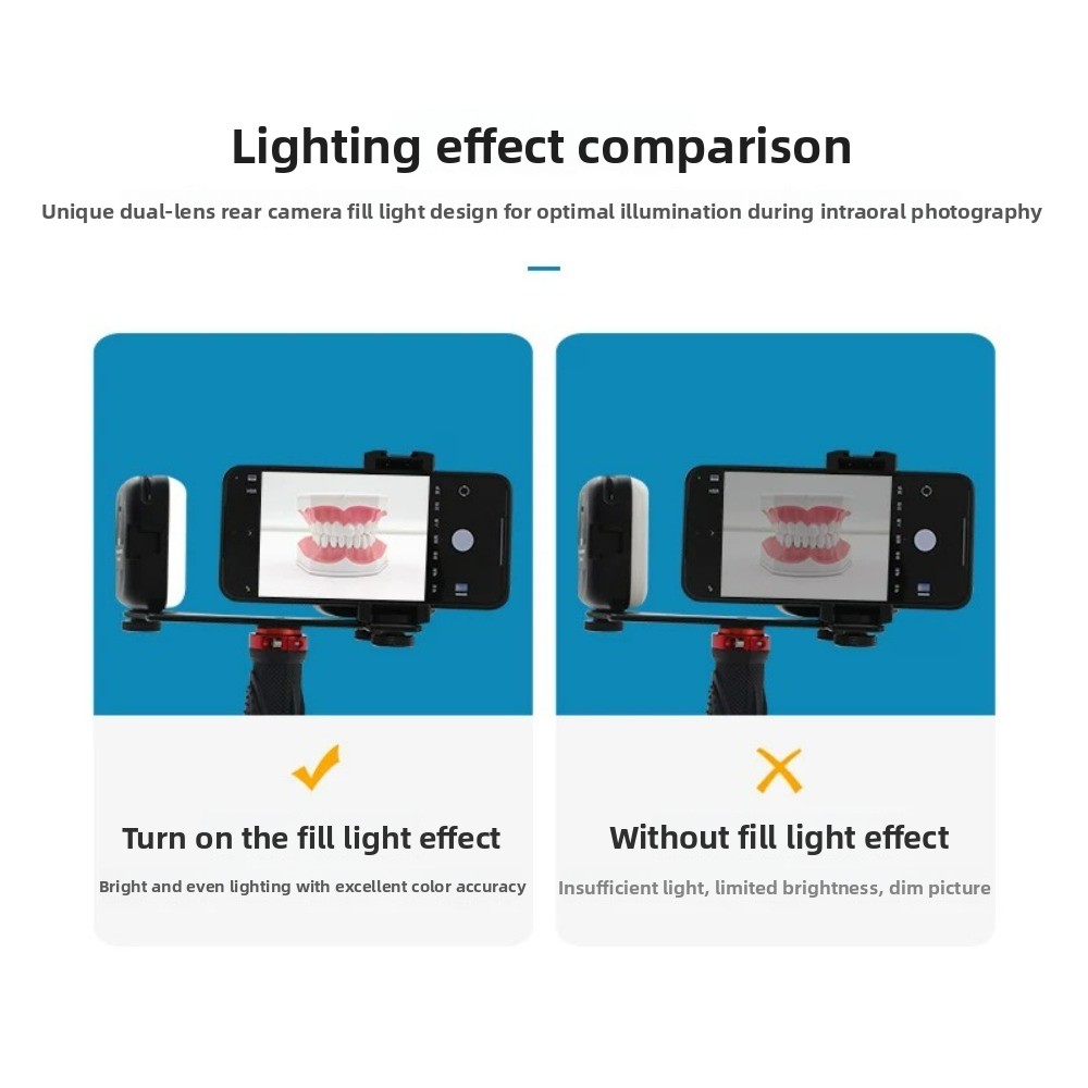 歯科用撮影ライト、スマートフォン用Bluetooth LED - Photography Basics のレビューと価格