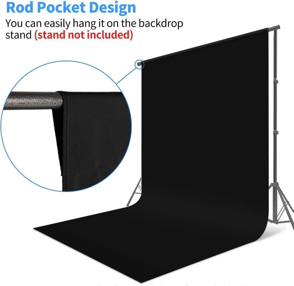 写真撮影用の黒の背景 純粋な黒の背景カーテンスクリーン 写真 - Photography Hacks のレビューと価格
