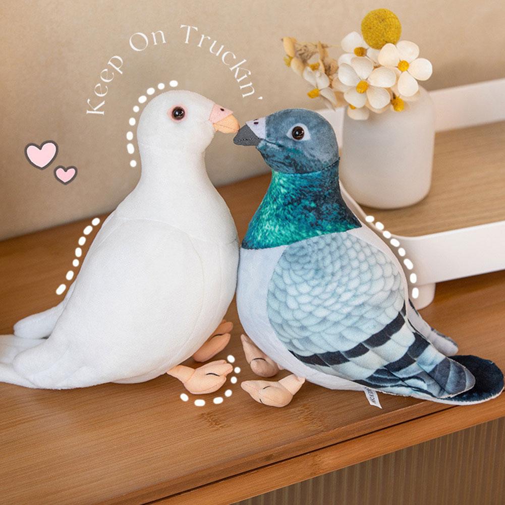 リアルな鳥のぬいぐるみ、シミュレーション白緑鳩カササギぬいぐ - Photography Simulator のレビューと価格