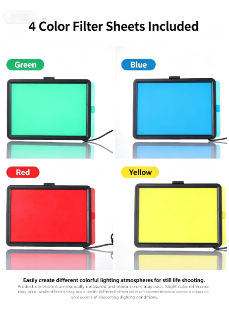 LEDスクエアパネルフィルライト、デスクトップ静物撮影用ラン - Pixel Art Led Panel のレビューと価格
