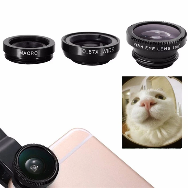 iPhone、Xiaomi、Redmi対応 3in1魚眼広角 - Photography Xiaomi のレビューと価格